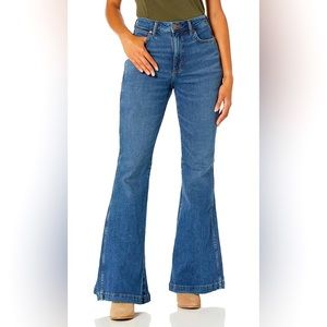 Wrangler Women's Retro High Rise Trumpet Flare Jean, Paige, 29W x 30L